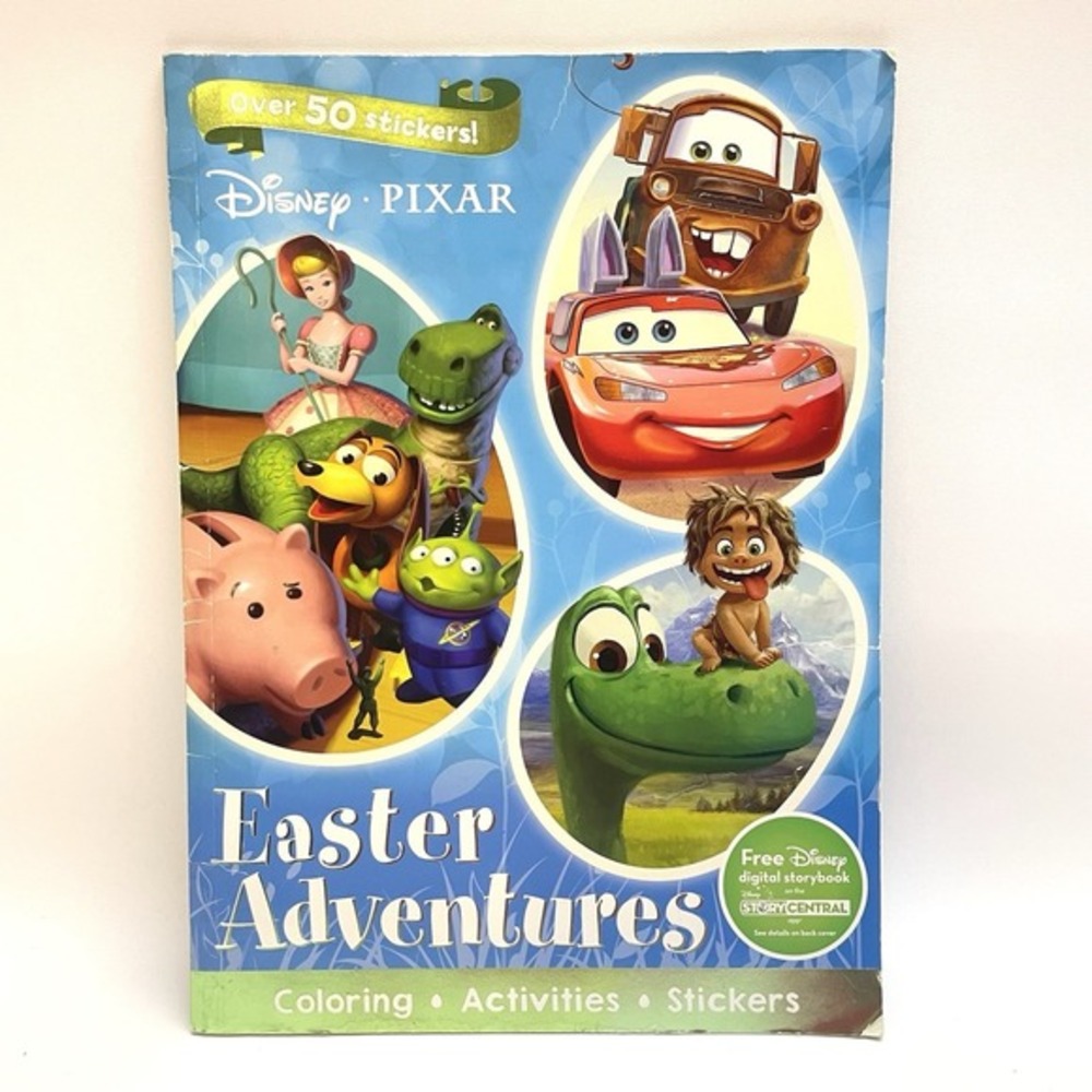 NEW Disney Pixar Easter Adventures by Parragon Paperback 50 Stickers Book